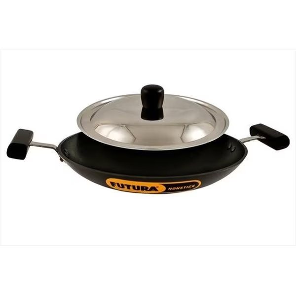 Futura Non-Stick Appachatty Breakfast Pan with Stainless Steel Lid, Bakebetter, Mfr#: BA4570