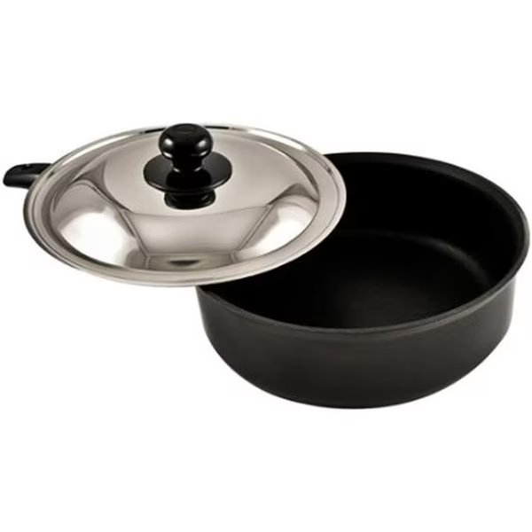 Hawkins Q61 Futura Non-Stick Curry Pan (Saute Pan) with Steel Lid - 2 Litres, Hawkins, Mfr#: Q61