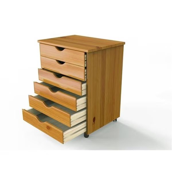 6 Drawer Wide Roll Cart, Lovelyhome, Mfr#: LO169240