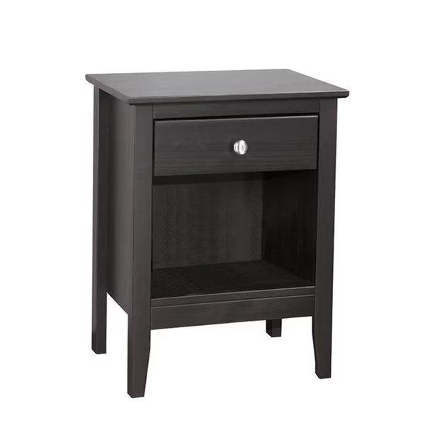 Adeptus Solid Wood Easy Pieces 3 Drawer End Table/Nightstand - Black, Adeptus, Mfr#: 77245