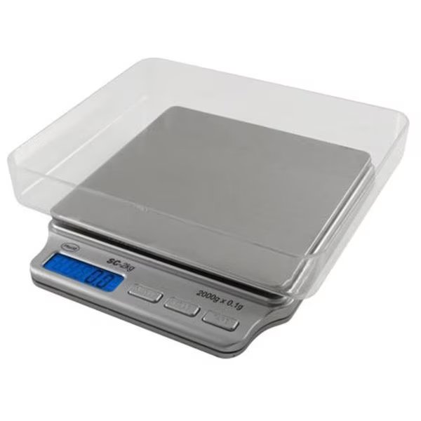 American Weigh Scales AMW-SC-501 500 X .01gram Stainless SteelPortable Digital Scale, American Weigh Scales, Mfr#: AMW-SC-501