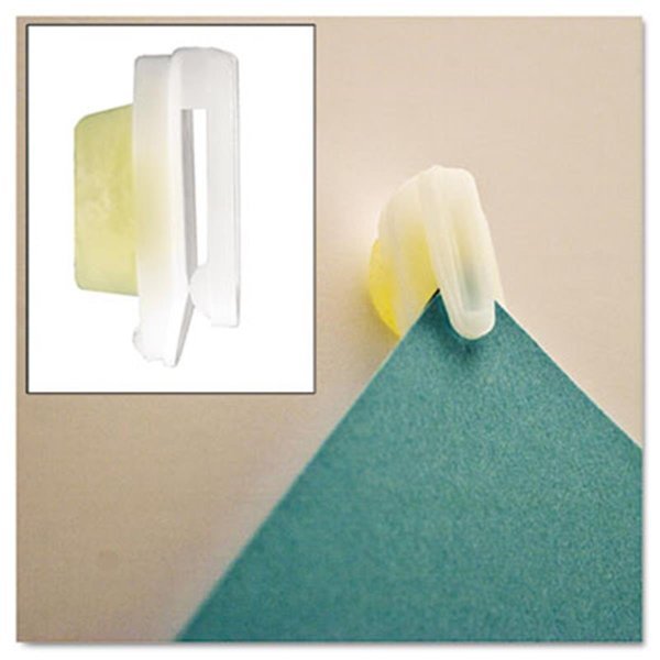 StikkiCLIPS- Plastic- White- 20/Pack, The Workstation, Mfr#: TH38942