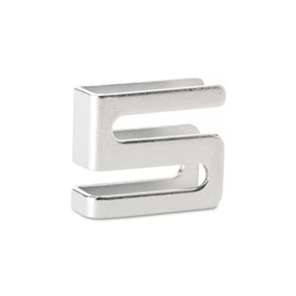 Wire Shelving S Hooks- Metal- Silver- 4 Hooks/Pack, Finefabrics, Mfr#: FI182264