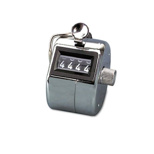 Tally I Hand Model Tally Counter Registers 0-9999 Chrome, The Workstation, Mfr#: TH182277