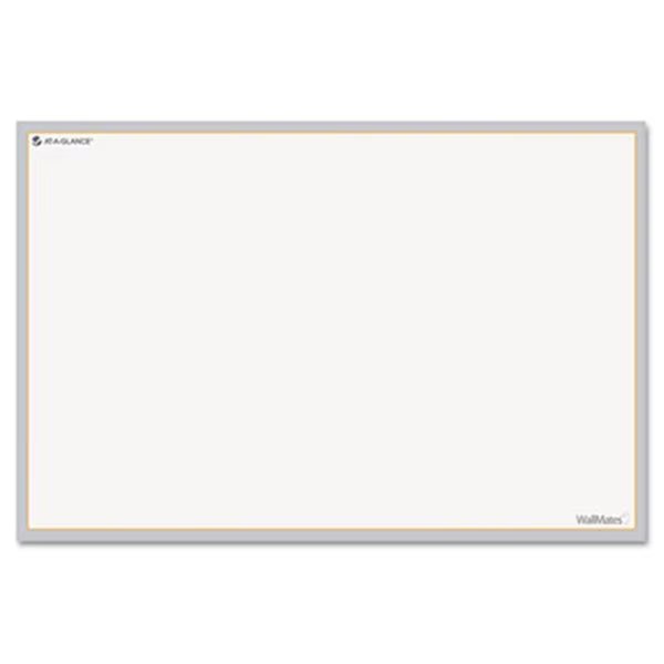 WallMates Self-Adhesive Dry Erase Writing Surface White-Gray 36 in. x 24 in., At-A-Glance, Mfr#: AT30834