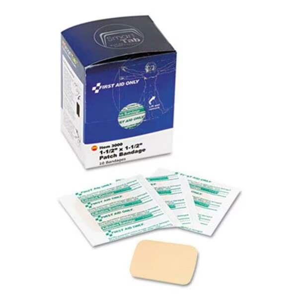 Patch Bandages- 1.5 In. X 1.5 In.- Smartcompliance Refill, 10Pk, First Aid, Mfr#: 3000