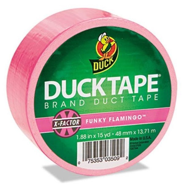 Henkel 1265016 Colored Duct Tape; 1.88 in. x 15 yds; 3 in. Core; Neon Pink, Henkel, Mfr#: 1265016
