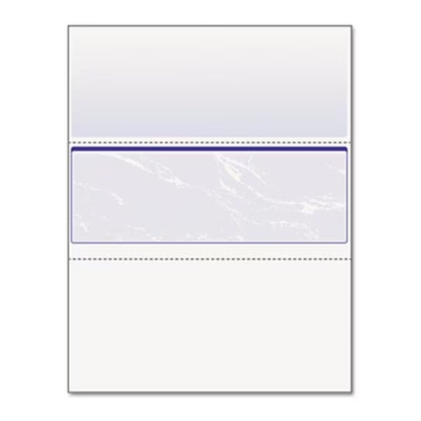 DocuGard Standard Security Marble Business Middle Check; 24 lb; Letter; 500-RM, Tosafos, Mfr#: TO949832