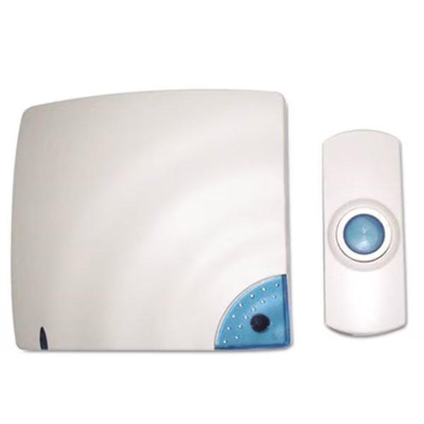 Wireless Doorbell  Battery Operated  1.38w x .75d x 3.5h  Bone, Gourmetgalley, Mfr#: GO39977
