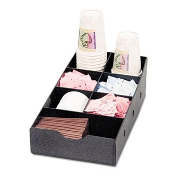 Vertiflex VFCC-169 Condiment Caddy  8.75w x 16d x 5.25h  Black, Vertiflex, Mfr#: VFCC-169