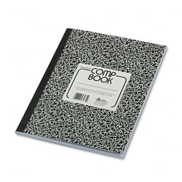National Brand 43475 Composition Book- Quadrille Rule- 7-7/8 x 10- White- 80 Sheets/Pad, National Brand, Mfr#: 43475