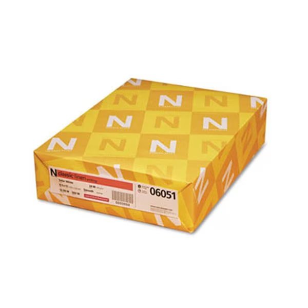 Neenah Paper 06051 Classic Linen Writing Paper- 24 lbs.- 8-1/2 x 11- Solar White- 500/Ream, Neenah Paper, Mfr#: 6051