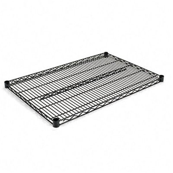 Wire Shelving  Extra Shelves  36wx24d x72h  2 Shelves  Black, Finefabrics, Mfr#: FI183976
