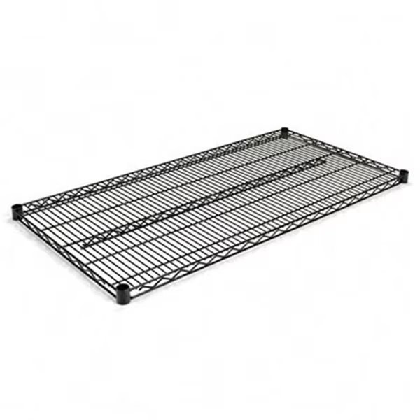 Wire Shelving  Extra Shelves  48wx24d x72h  2 Shelves  Black, Finefabrics, Mfr#: FI188586