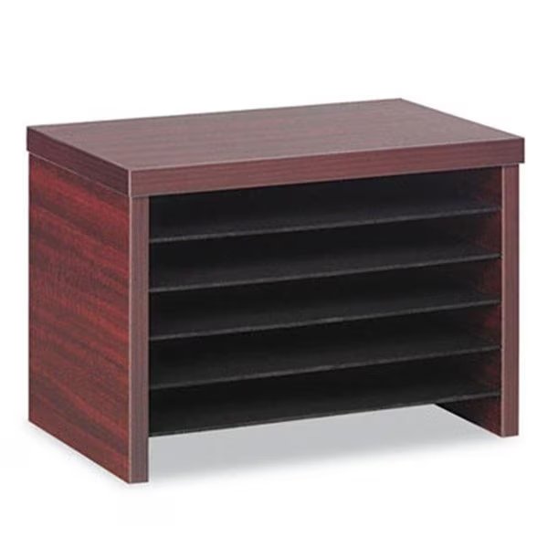 Alera VA316012MY Valencia Series Under-Counter File Organizer Shelf  16w x 10d x 11h  Mahogany, Alera, Mfr#: VA316012MY