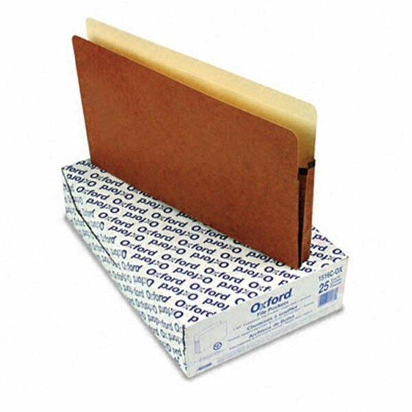 1 3/4 Expansion File Pocket Manila/Red Fiber Legal, 25PK, Esselte Pendaflex, Mfr#: 1516COX