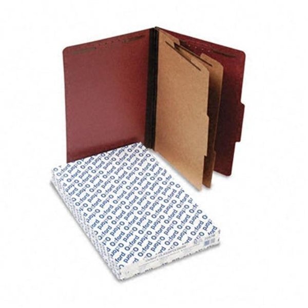 Esselte Pendaflex 2257R Pressboard Classification Folders  Legal  6-Section  Red  10/box, Esselte Pendaflex Corporation, Mfr#: 2257R
