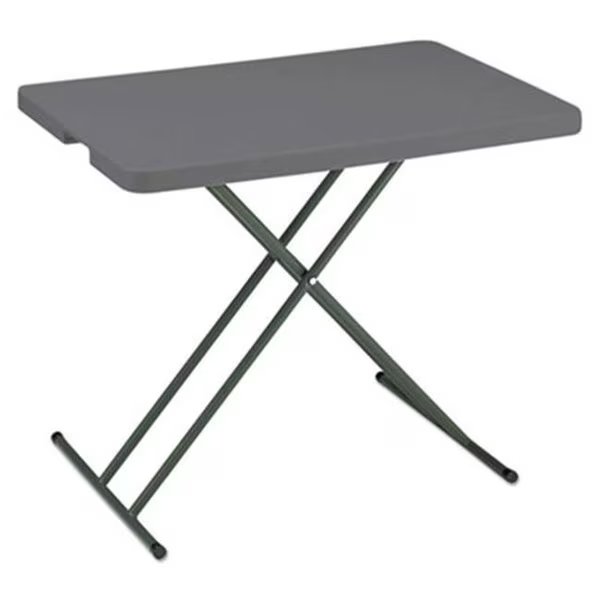 Iceberg Enterprise 65491 IndestrucTables Too 1200 Series Resin Personal Folding Table; 30 x 20 in., Iceberg Enterprise, Mfr#: 65491