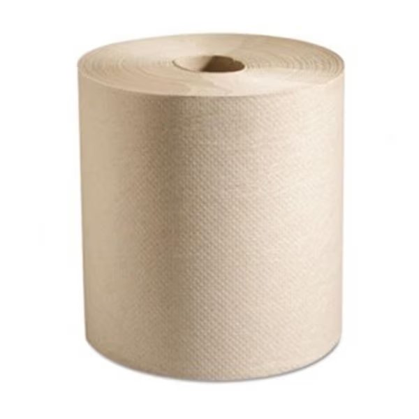 7.87 x 800 ft. Hardwound Roll Paper Towels - Natural, Back2Basics, Mfr#: BA2200733
