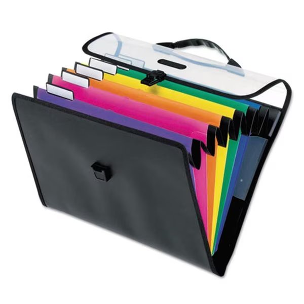 Pendaflex 1 By 3 Tab Desk Free Poly Hanging Organizer With Case, Letter, Assorted, Officespace, Mfr#: OF2524744