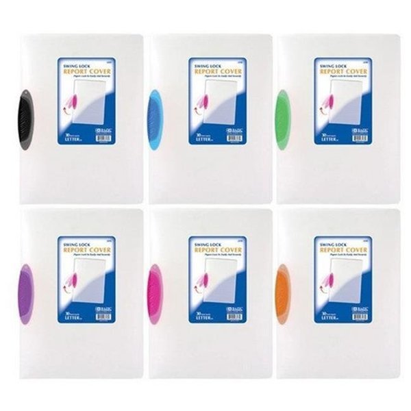 Bazic 3170   Translucent Swing Lock Report Cover Case of 48, Bazic Products, Mfr#: 3170