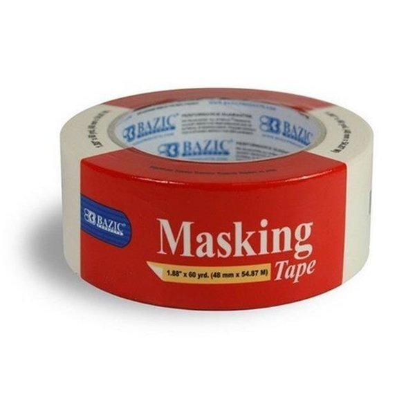 Bazic 956  1.88" X 2160" (60 Yards) General Purpose Masking Tape  Case OF 24, Bazic Products, Mfr#: 956