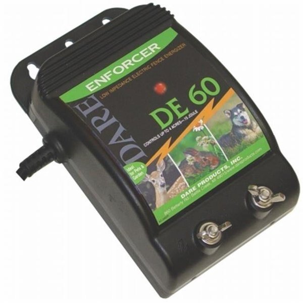 Dare Products Inc Electric Fence Controller- Black 10 Mile - DE 60, Dare Products, Mfr#: 831943
