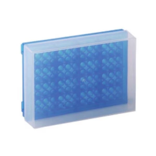 Bio Plas 0030F 96 Well Preparation Rack W Cover - 5 pk - Fluorescent Blue, Bio Plas, Mfr#: 0030F