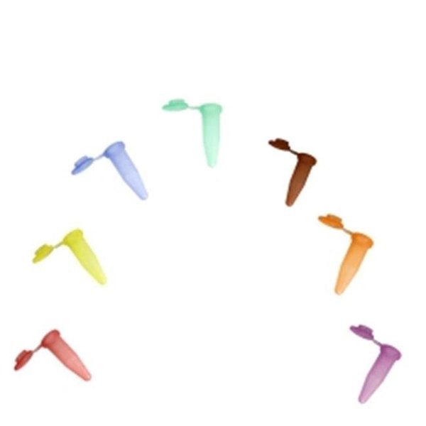 Bio Plas 4310 1.5 ml Flat Top Microcentrifuge Tube - 500 pk - Rainbow, Bio Plas, Mfr#: 4310
