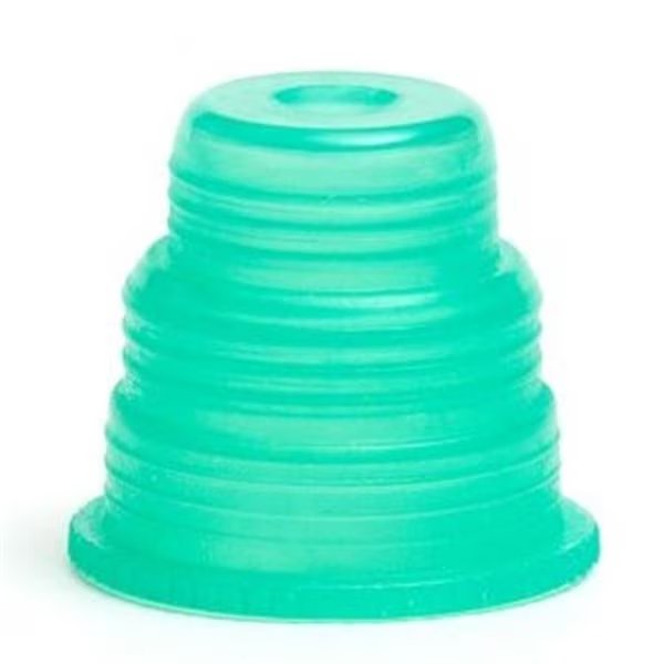 Bio Plas 8365 Hexa-Flex Safety Caps for 10mm; 12mm; 13mm; 16mm; 18mm Tubes 500 pk - Green, Bio Plas, Mfr#: 8365