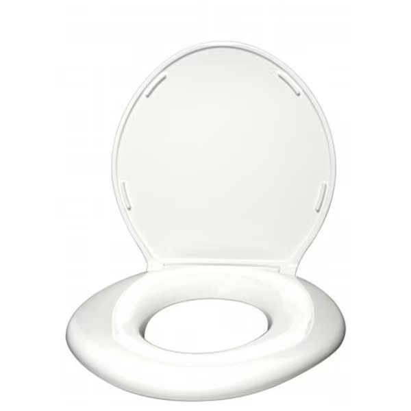 Big John Products 6W Standard Toliet Seat - White, Big John Products, Mfr#: 6W