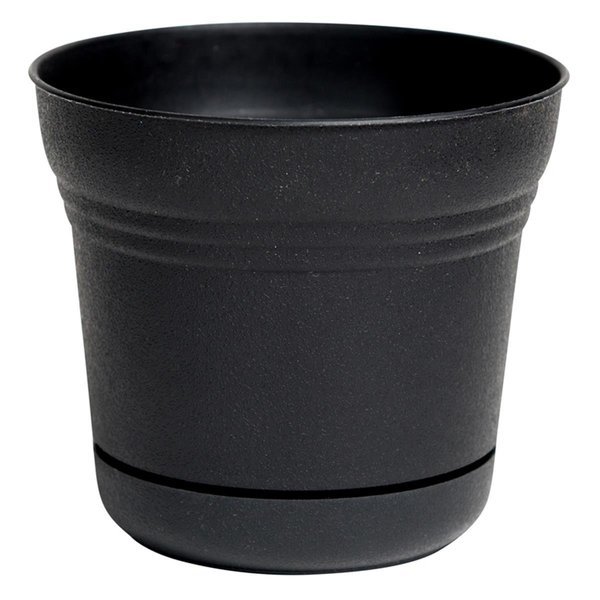 10 in. Saturn Planter, Black, Bbq Innovations, Mfr#: BB2528662