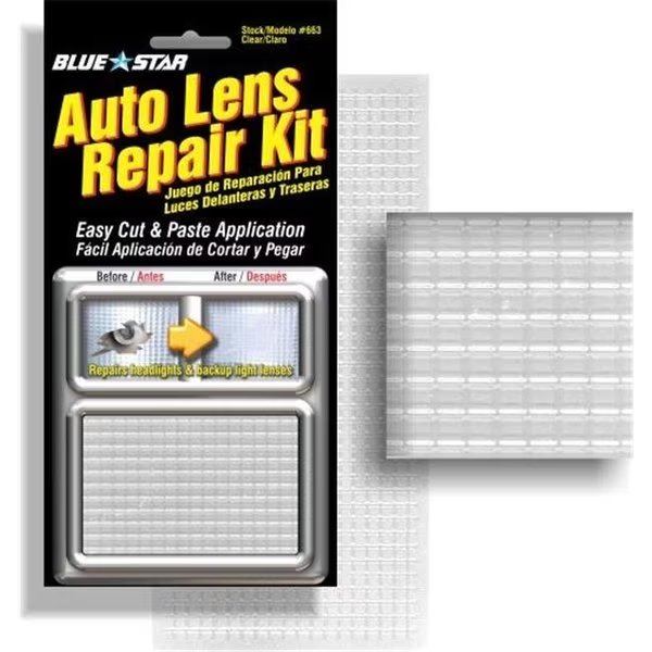 Blue Star 663 Auto Lens Repair Kit; Clear Textured, Blue Star, Mfr#: 663