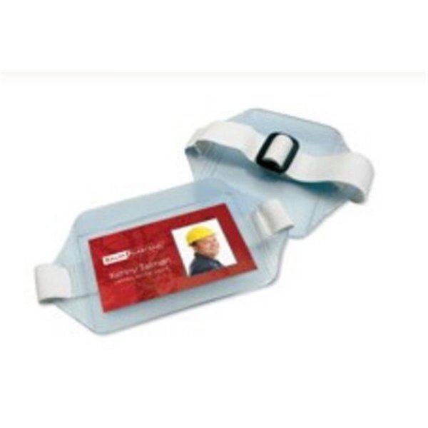 Armband Badge Holders Vertical Elastic Strap CLEAR, Sicurix, Mfr#: SI39829