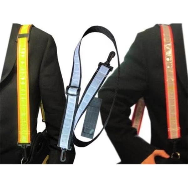 Reflective Shoulder Strap For Backpack Bags - Orange-Lime, Fivegears, Mfr#: FI47451