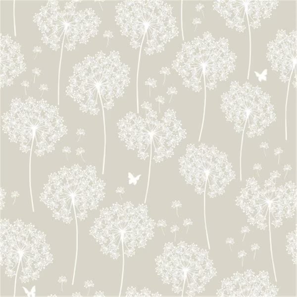 Dandelion Peel and Stick Wallpaper, Taupe, Doba-Bnt, Mfr#: SA2532164