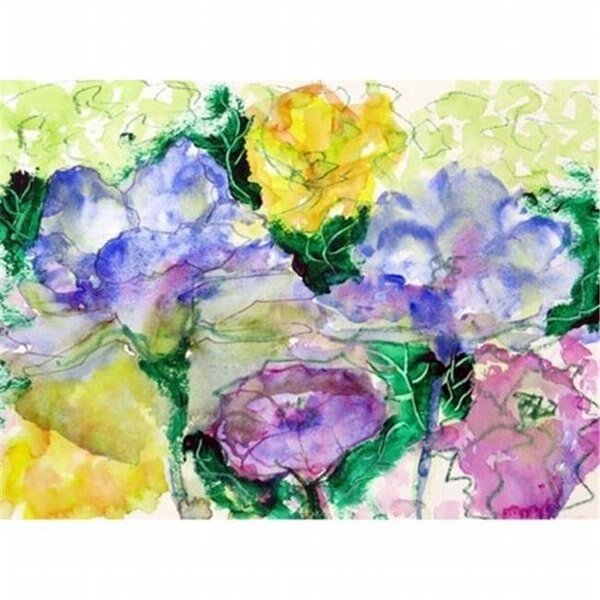 Betsy Drake PM390 Watercolor Garden Place Mat - Set of 4, Betsy Drake, Mfr#: PM390