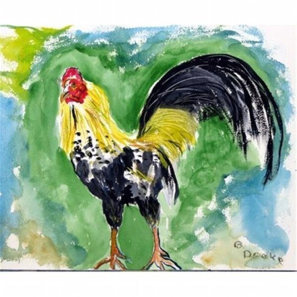 Betsy Drake DM449 Bantam Rooster Door Mat; Small, Betsy Drake, Mfr#: DM449