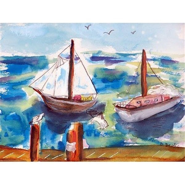 Betsy Drake DM933 Two Sailboats Doormat 18 x 26, Betsy Drake, Mfr#: DM933