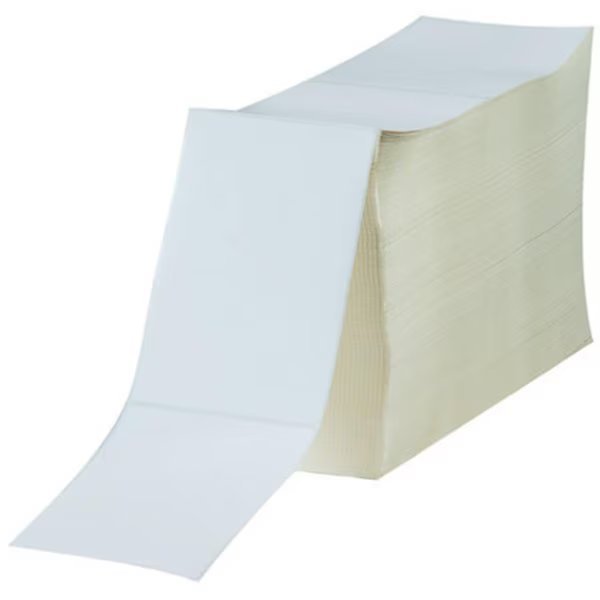 4 in. x 6 in. Fanfold Labels, Officespace, Mfr#: OF1319547