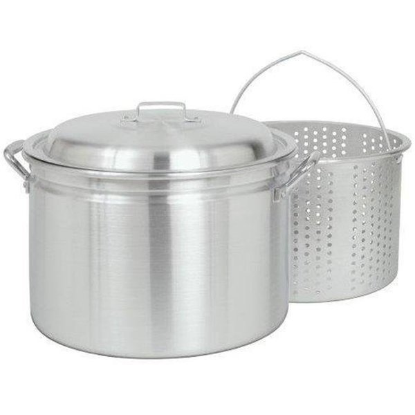 Bayou Classic 4034  34-Qt. Fryer- Steamer with Lid and Basket - Aluminum, Bayou Classic, Mfr#: 4034