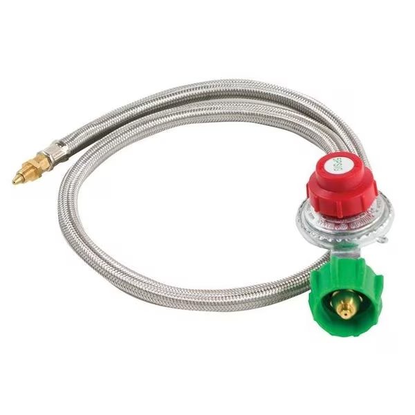 Bayou Classic M5HPR Stainless 10 psi Hose- Adj.Regulator, Bayou Classic, Mfr#: M5HPR