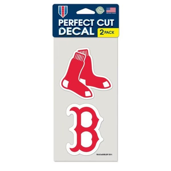 Boston Red Sox Set of 2 Die Cut Decals, Wincraft, Mfr#: 3208547633