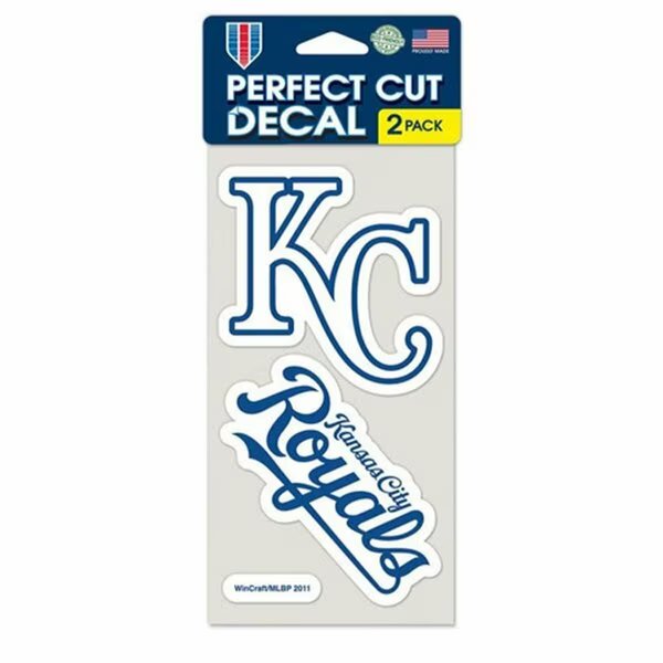Kansas City Royals Set of 2 Die Cut Decals, 2PK, Wincraft, Mfr#: 3208547640