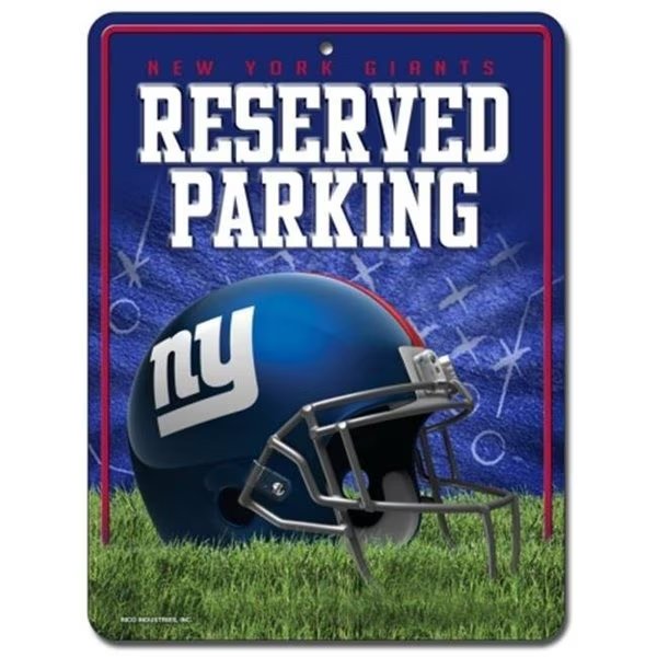 New York Giants Sign Metal Parking, Rico Industries, Mfr#: 9474654986