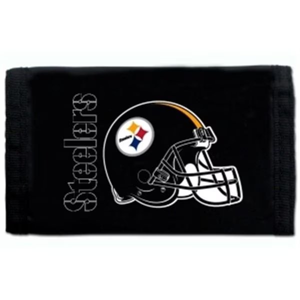 Pittsburgh Steelers Nylon Trifold Wallet, Myteam, Mfr#: MY21337