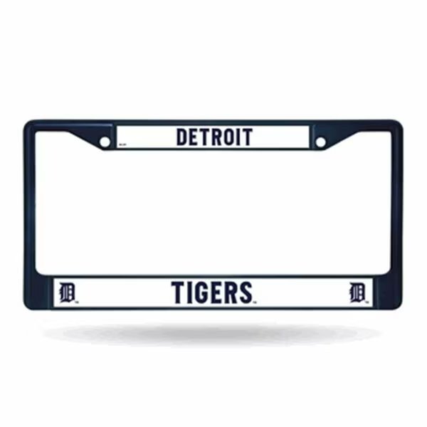 Detroit Tigers License Plate Frame Metal Navy, Rico Industries, Mfr#: 9474696551