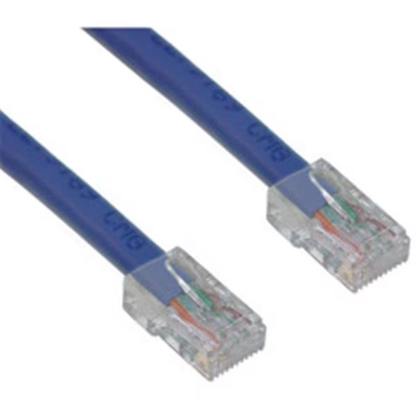 CableWholesale Cat6 Blue Ethernet Patch Cable Bootless 100 foot, Cable Wholesale, Mfr#: CA54070