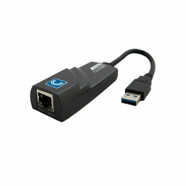 USB 3.0 to Gigabit Ethernet Adapter RJ45 10- 100- 1000 Mbps, Comprehensive, Mfr#: USB3-RJ45