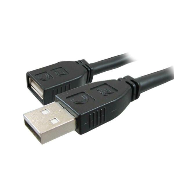Pro AV-IT Active Plenum USB A Male to A Female Cable 25 ft., Comprehensive, Mfr#: USB2-AMF-25PROAP